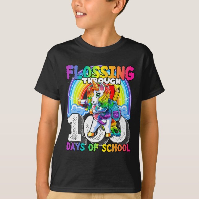 100 Tage Schulflossing Unico T-Shirt (Vorderseite)
