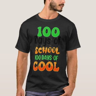 100 Tage Schulfoto Lehrer Kinder Cool 100. T-Shirt