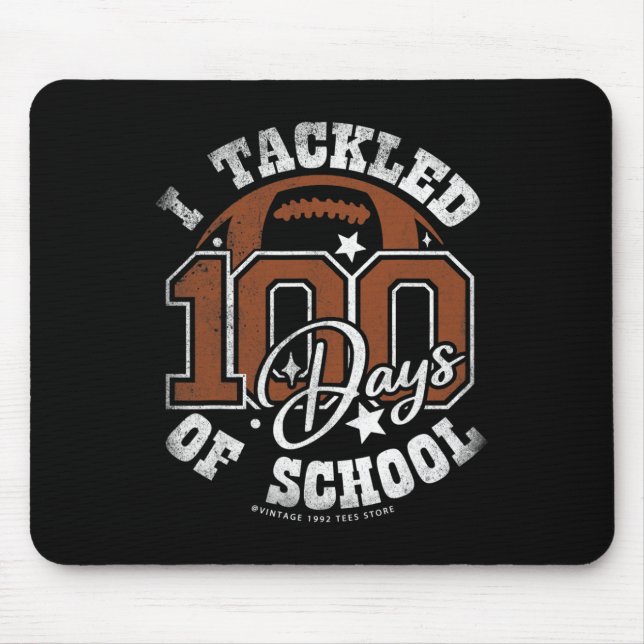 100 Tage Schulfußball 100 Tage Mousepad (Vorne)
