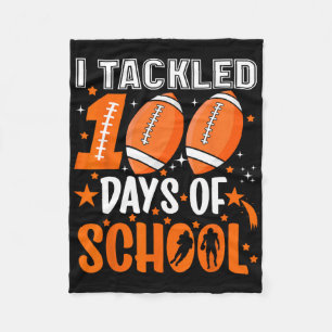 100 Tage Schulfußball Ich habe 100 Tage Fleecedecke