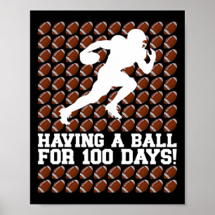 100 Tage Schulfußball mit 100 Tagen Poster