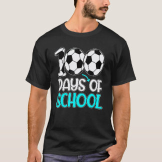 100-Tage-Schulgeschenke 100. Tag Fußball-Lehrer T-Shirt