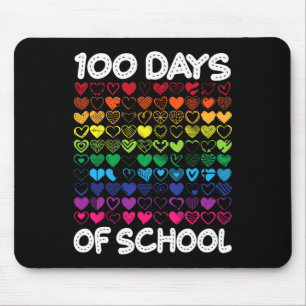 100 Tage Schulherz Liebe Lehrer oder Student 1 Mousepad