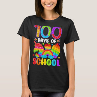 100 Tage schulischer Pop es Lehrer Kinder Jungen M T-Shirt