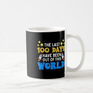 100 Tage Schuljunge im Weltraum Astronautenrock Kaffeetasse