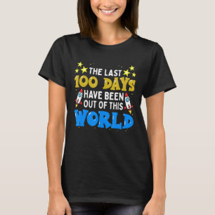 100 Tage Schuljunge im Weltraum Astronautenrock T-Shirt
