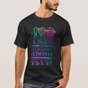 100 Tage Schulkind Vorschulkind Schüler Lehrer 100 T-Shirt