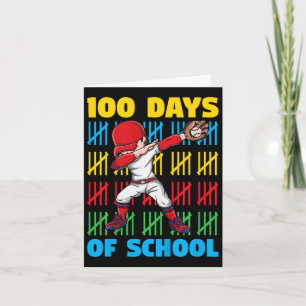 100 Tage Schulkinder 100. Schultag Karte