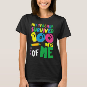 100 Tage Schulkinder 100. Schultag Kostüm T-Shirt