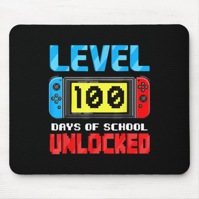 100 Tage Schulkinder 100. Schultag Mousepad (Vorne)