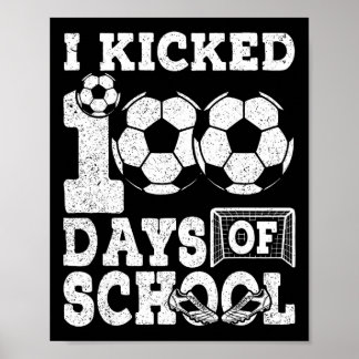 100 Tage Schulkinder Jungen 100. Tag der Schule S Poster