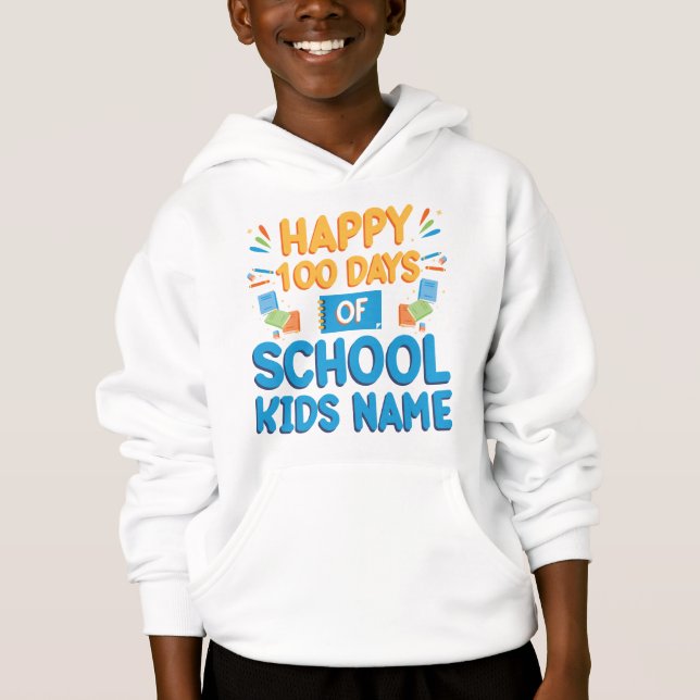 100 Tage Schulkinderhilfe Hoodie (Vorderseite)