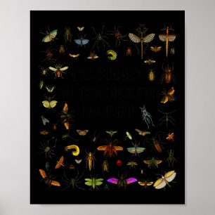 100 Tage Schulkinderjungen Gir umarmt meinen Lehre Poster