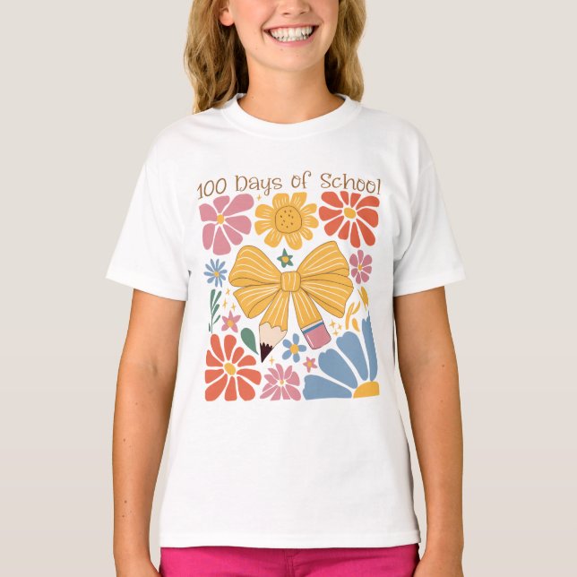 100 Tage Schulkoquette T-Shirt (Vorderseite)