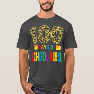 100 Tage Schulkrankenlehrer oder Student 100. T-Shirt