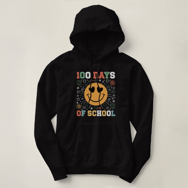 100 Tage Schullächeln Hoodie (Design vorne)