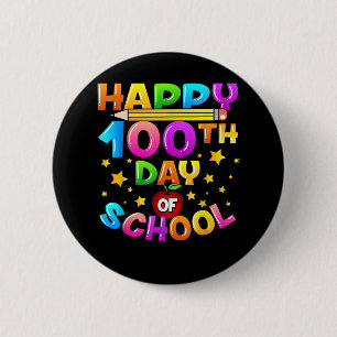 100 Tage Schullehrer 100. Schultag Button