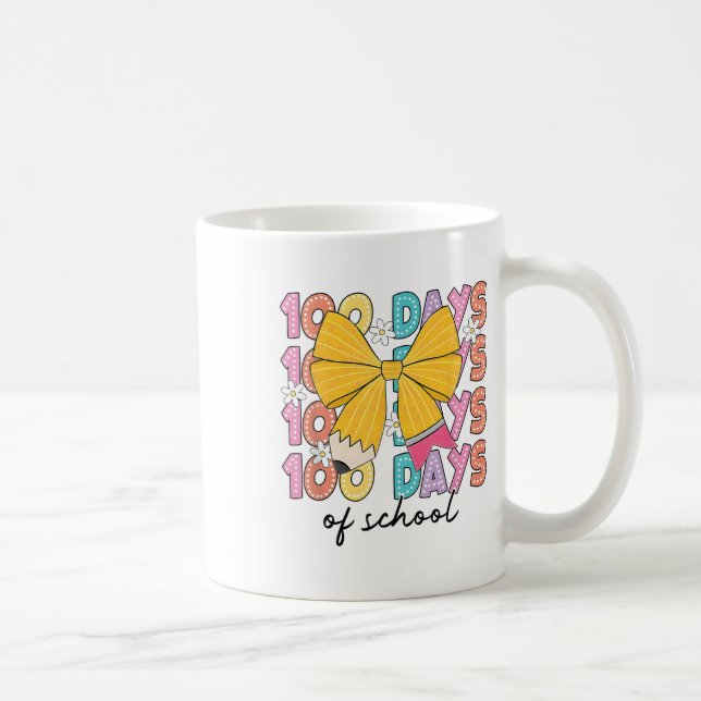 100 Tage Schullehrer 100. Schultag Kaffeetasse (Rechts)