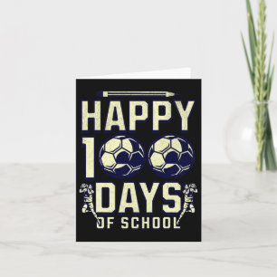 100 Tage Schullehrer 100 Tage Fußball für Bo Karte