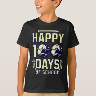 100 Tage Schullehrer 100 Tage Fußball für Bo T-Shirt