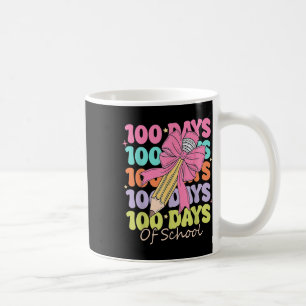 100 Tage Schullehrer Coquette Bow 100. Tag Kaffeetasse