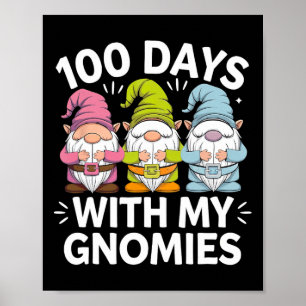 100 Tage Schullehrer Kinder 100. Schultag Poster