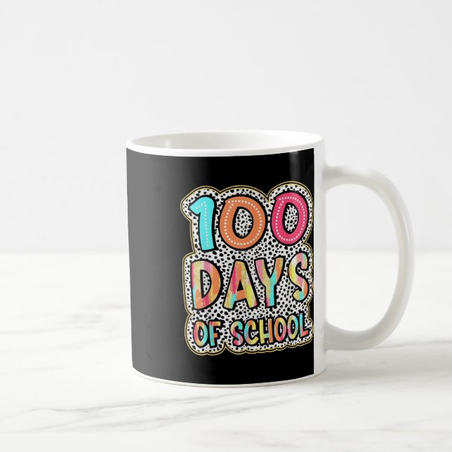 100 Tage Schullehrer Kinder 100 Tage Kaffeetasse (Rechts)