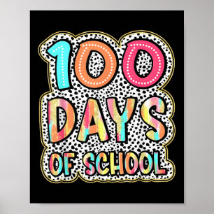 100 Tage Schullehrer Kinder 100 Tage Poster