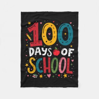 100 Tage Schullehrer Kindermädchen 2025 100. Fleecedecke