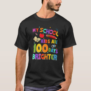 100 Tage Schullehrer Meine Schulkinder sind Brig T-Shirt