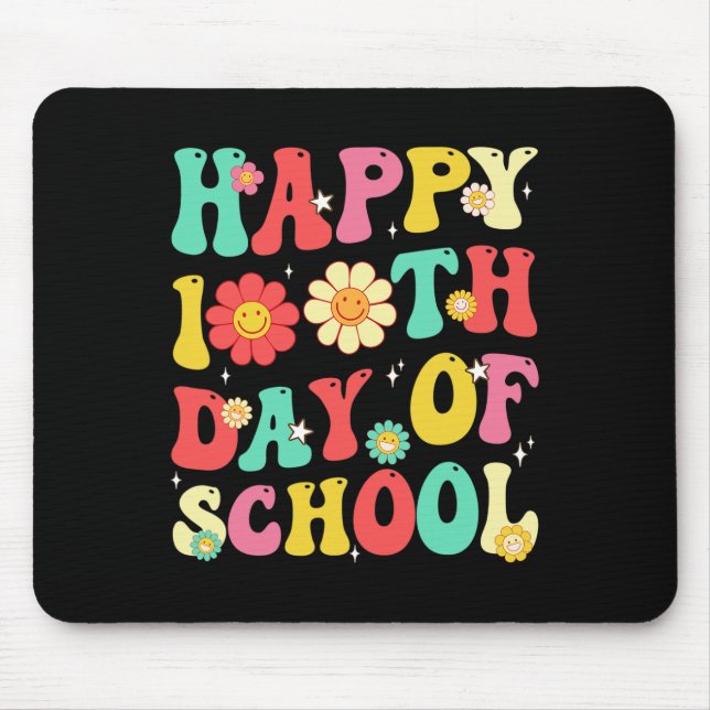 100 Tage Schullehrer Schüler 100. D Mousepad (Vorne)