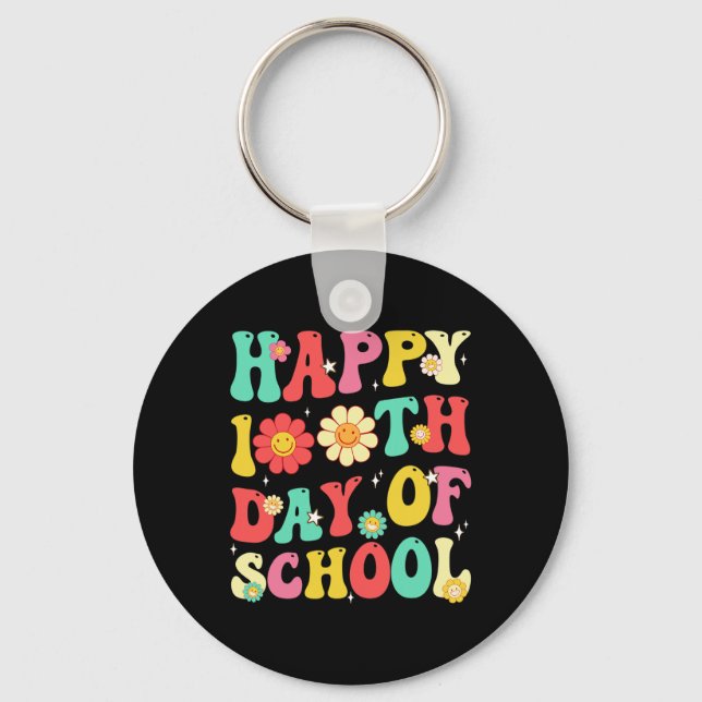 100 Tage Schullehrer Schüler 100. D Schlüsselanhänger (Vorderseite)