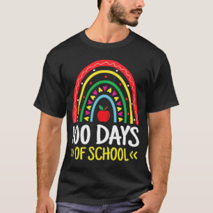 100 Tage Schullehrer Schüler Kinder 100 Tage T-Shirt