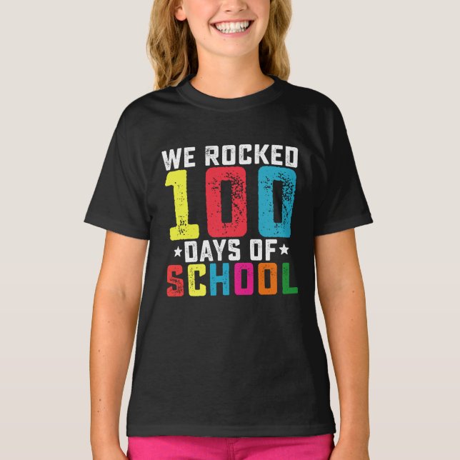 100 Tage Schullehrer T-Shirt (Vorderseite)