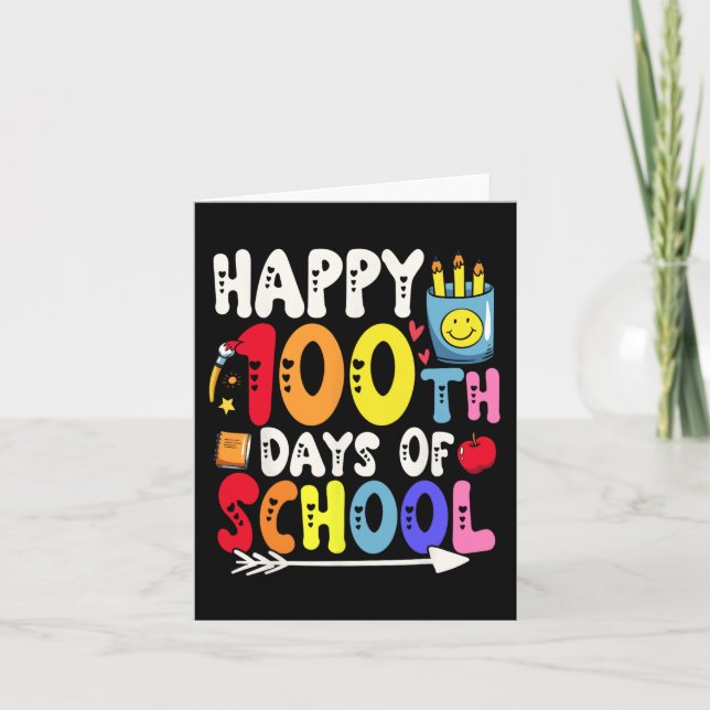 100 Tage Schullehrer und Student 1 Karte (Vorderseite)