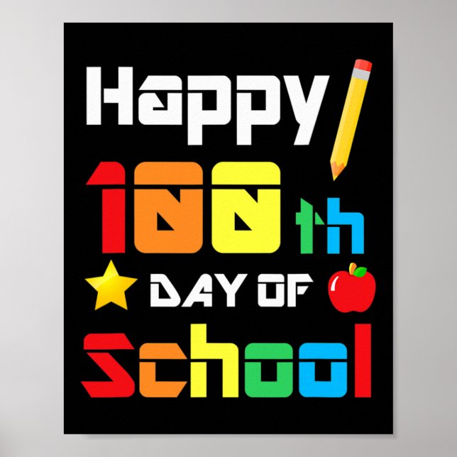 100 Tage Schullehrerschulausbildung Poster (Vorne)