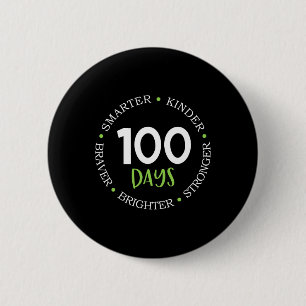 100 Tage Schullehrerteam Kinder Wachstum Minds Button