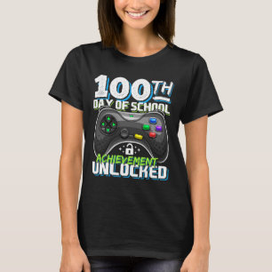 100 Tage Schulleistung - ungesichertes Videospiel T-Shirt