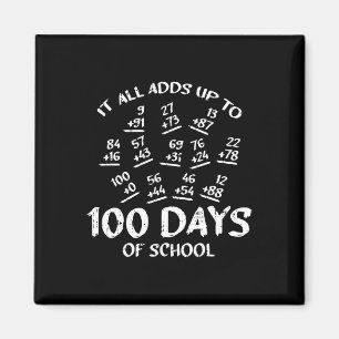 100 Tage Schulmathematik Ergänzung Cool Lehrer Stu Magnet
