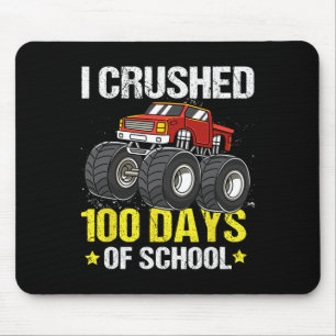 100 Tage Schulmonster-Lkw für Kinder Mousepad