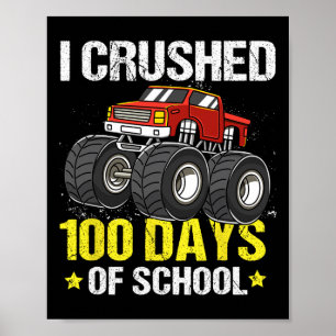 100 Tage Schulmonster-Lkw für Kinder Poster