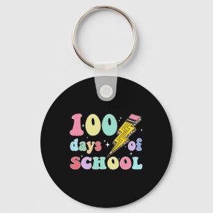 100 Tage Schulpencil Funny Teachers Schüler Schlüsselanhänger
