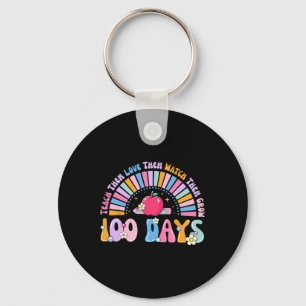 100 Tage Schulretro Regenbogen 100 Tage Scho Schlüsselanhänger