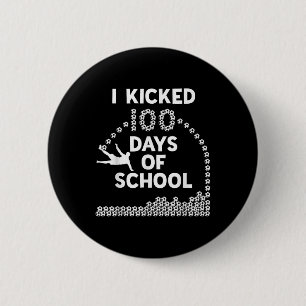 100 Tage Schulsoccer Kinder 100 Tage Button
