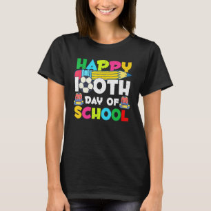 100 Tage Schulstift-Rucksack Ball Teacher S T-Shirt