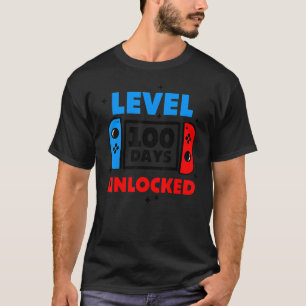 100 Tage Schulstufe 100 Tage freier Gamer G T-Shirt