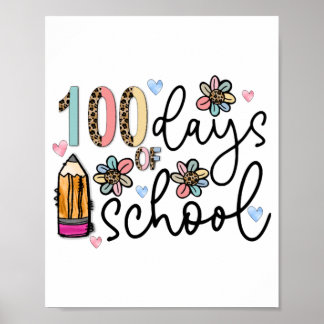 100 Tage Schulsublimation Poster