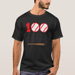 100 Tage Schultag Baseball 100. Tag Lehrer Schüler T-Shirt