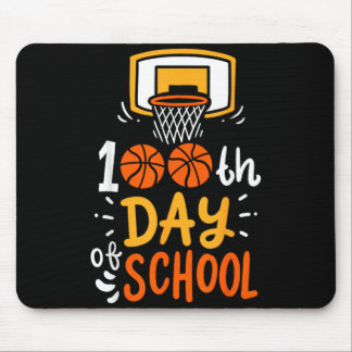 100 Tage Schultag Basketball Mousepad