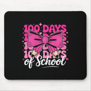 100 Tage Schultöchter Lehrer Kokette Schleife Kind Mousepad
